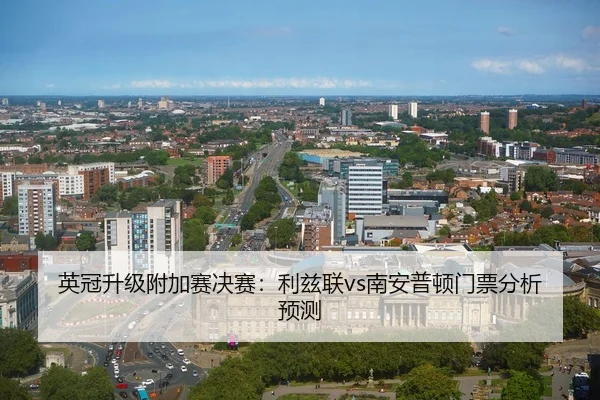 英冠升级附加赛决赛：利兹联vs南安普顿门票分析预测